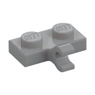 Plate Special 1 x 2 with Clip Horizontal on Side — Light Bluish Gray