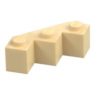Brick Wedged 3 x 3 Facet — Tan
