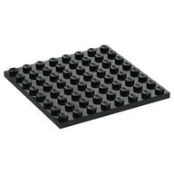 Plate 8 x 8 — Black