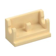 Hinge Brick 1 x 2 Base — Tan