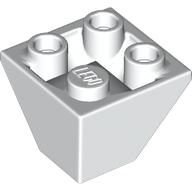 Slope Inverted 45° 2 x 2 Double Convex — White