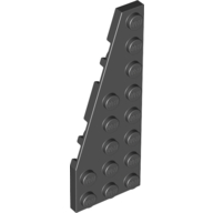 Wedge Plate 8 x 3, 22° Left — Black