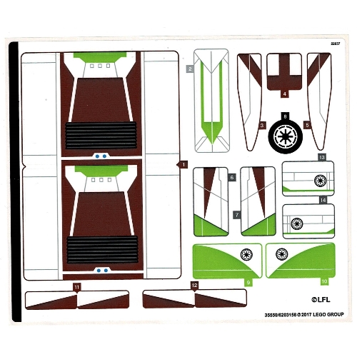 Sticker Sheet for Set 75191-1 — (Not Applicable)