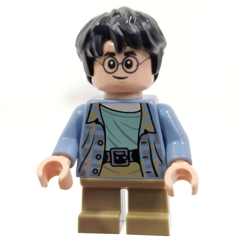 Harry Potter - Sand Blue Jacket, Dark Tan Short Legs, Grin / Scared