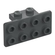 Bracket 1 x 2 - 2 x 4 — Dark Bluish Gray