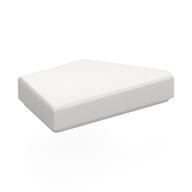 Tile 1 x 2 with Stud Notch Left — White