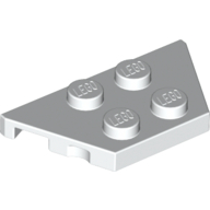 Wedge Plate 2 x 4 — White