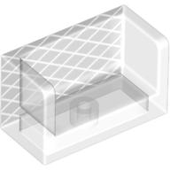 Panel 1 x 2 x 1 with Rounded Corners and 2 Sides with Net Print — Trans-Clear