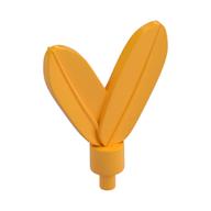 Headwear Accessory Plume / Feathers with Pin — Bright Light Orange