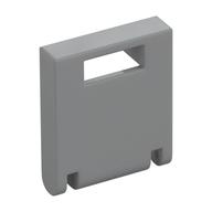 Box 2 x 2 x 2 Door with Slot — Light Bluish Gray