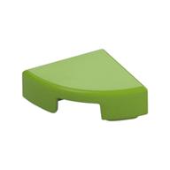 Tile Round 1 x 1 Quarter — Lime