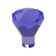 Rock 1 x 1 Jewel / Gem 24 Facet — Trans-Purple