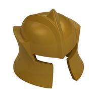 Helmet Castle with Cheek Protection Angled — Pearl Gold