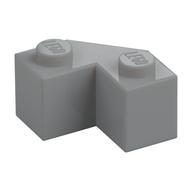 Brick Wedged 2 x 2 Facet — Light Bluish Gray