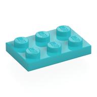 Plate 2 x 3 — Medium Azure