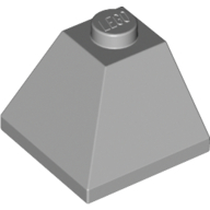 Slope 45° 2 x 2 Double Convex — Light Bluish Gray