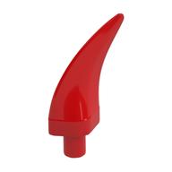 Animal Body Part, Barb / Claw / Tooth / Talon / Horn, Medium — Red