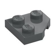 Wedge Plate 2 x 2 Cut Corner — Dark Bluish Gray