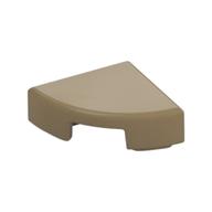 Tile Round 1 x 1 Quarter — Dark Tan