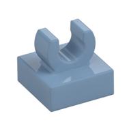 Tile Special 1 x 1 with Clip with Rounded Edges — Sand Blue