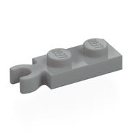 Plate Special 1 x 2 with Clip Vertical on End — Light Bluish Gray