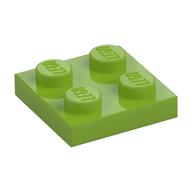 Plate 2 x 2 — Lime