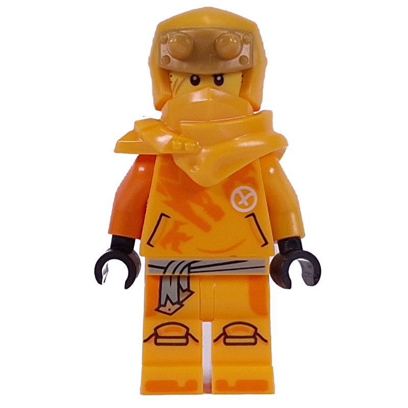 Arin - Shirt with Orange Dragon, Hood with Horns