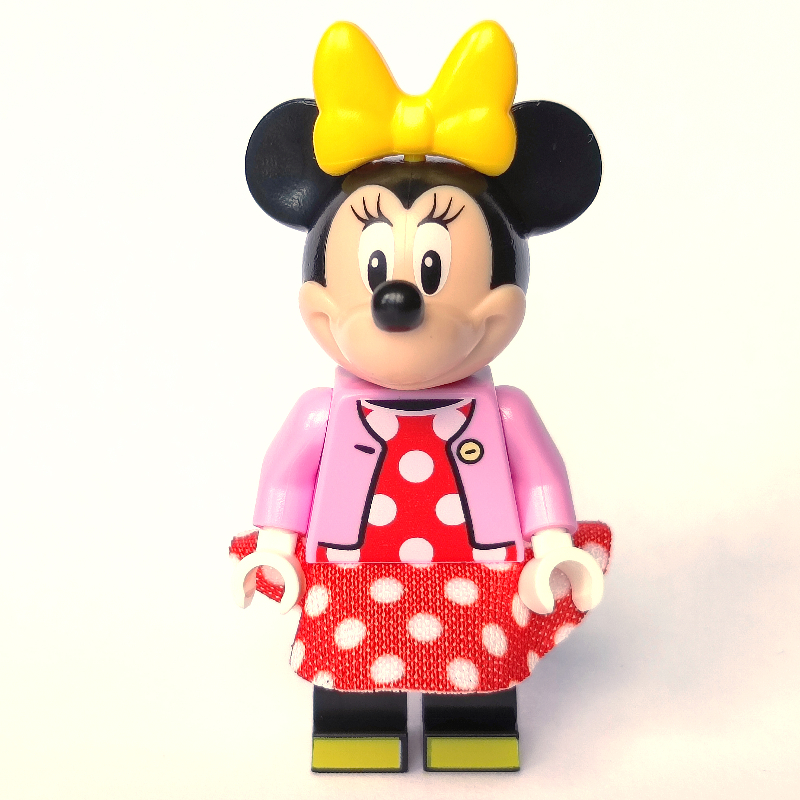 Minnie Mouse - Bright Pink Jacket, Red Polka Dot Dress, Yellow Bow