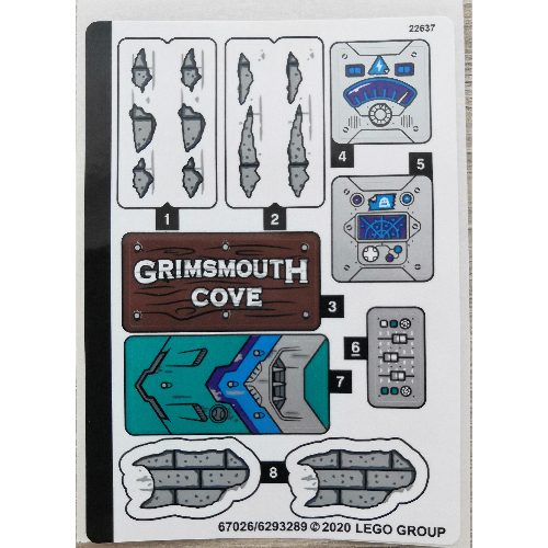 Sticker Sheet for Set 70431-1 — (Not Applicable)