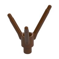 Plant, Flower Stem with Bottom Bar — Reddish Brown
