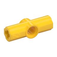Technic Axle and Pin Connector Angled #2 - 180° — Yellow