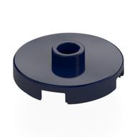 Plate Special Round 2 x 2 with Center Stud (Jumper Plate) — Dark Blue