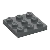 Plate 3 x 3 — Dark Bluish Gray