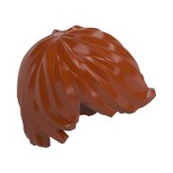 Hair Tousled with Side Part — Dark Orange