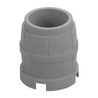 Barrel 2 x 2 x 2 — Light Bluish Gray