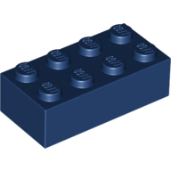 Brick 2 x 4 — Dark Blue