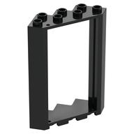 Door Frame 4 x 4 x 6 Corner — Black
