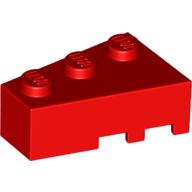 Brick Wedged, Angled 3 x 2 Left — Red