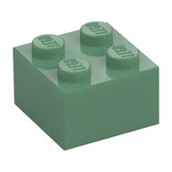 Brick 2 x 2 — Sand Green