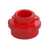 Plant, Flower, Plate Round 1 x 1 with 5 Petals — Red