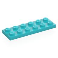 Plate 2 x 6 — Medium Azure