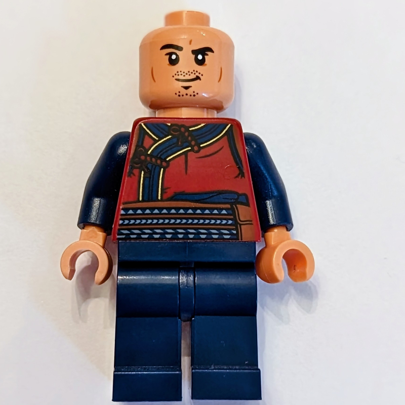 Wong - Dark Red Robe, Dark Blue Legs