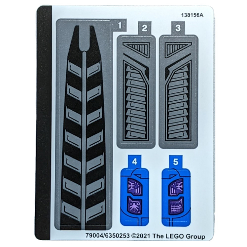 Sticker Sheet for Set 76186-1 — (Not Applicable)