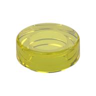 Tile Round 1 x 1 — Trans-Yellow