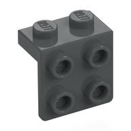 Bracket 1 x 2 - 2 x 2 — Dark Bluish Gray