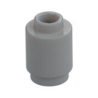 Brick Round 1 x 1 Open Stud — Light Bluish Gray