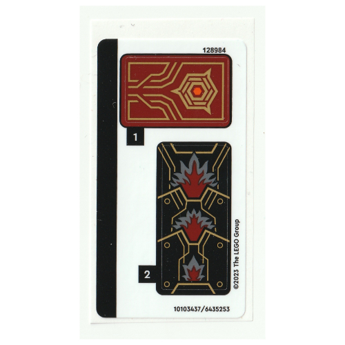 Sticker Sheet for Set 71790-1 — (Not Applicable)