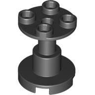 Support Round 2 x 2 x 2 Stand with Reach-Through Center Hole — Black