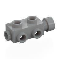 Brick Special 1 x 2 x 2/3 with Studs on Sides — Light Bluish Gray