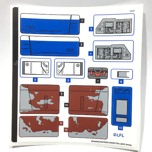 Sticker Sheet for Set 75364-1 — (Not Applicable)